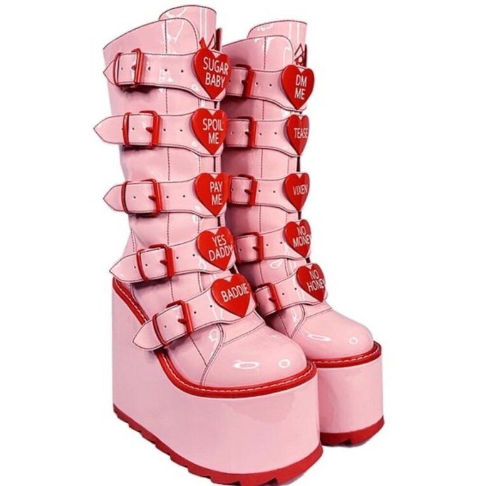 Yru Women’s Dune Conversation Heart Valentine Pla… - image 1